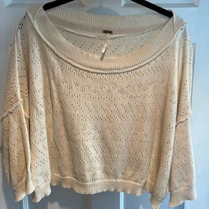 Free People Cropped Sweater